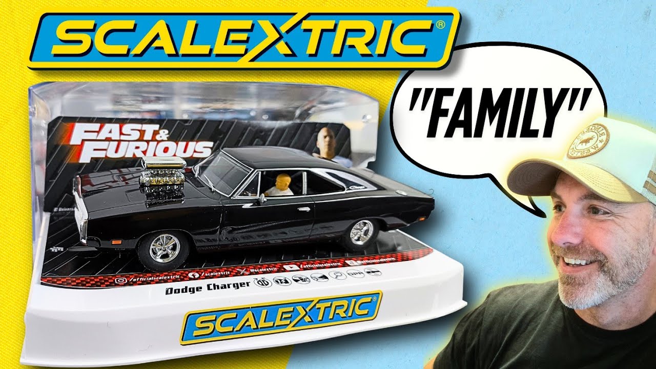 Scalextric best slot car for 2025?  Dom's charger from fast and the furious. #fastandfurious