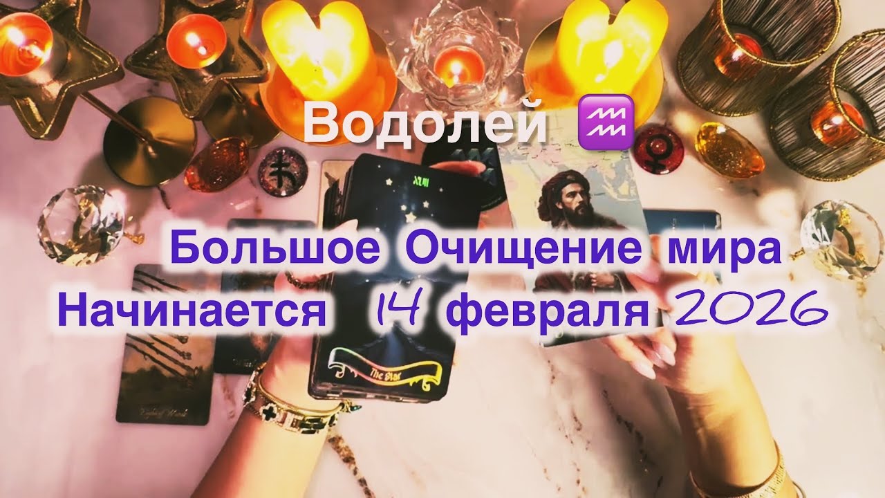 Водолей ♒️ таро и астро прогноз с 9 по 15 февраля 2026 года 