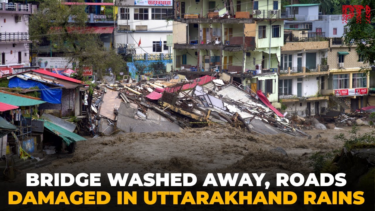 Uttarakhand rains wreak havoc: Roads damaged, bridge washed away in Dehradun