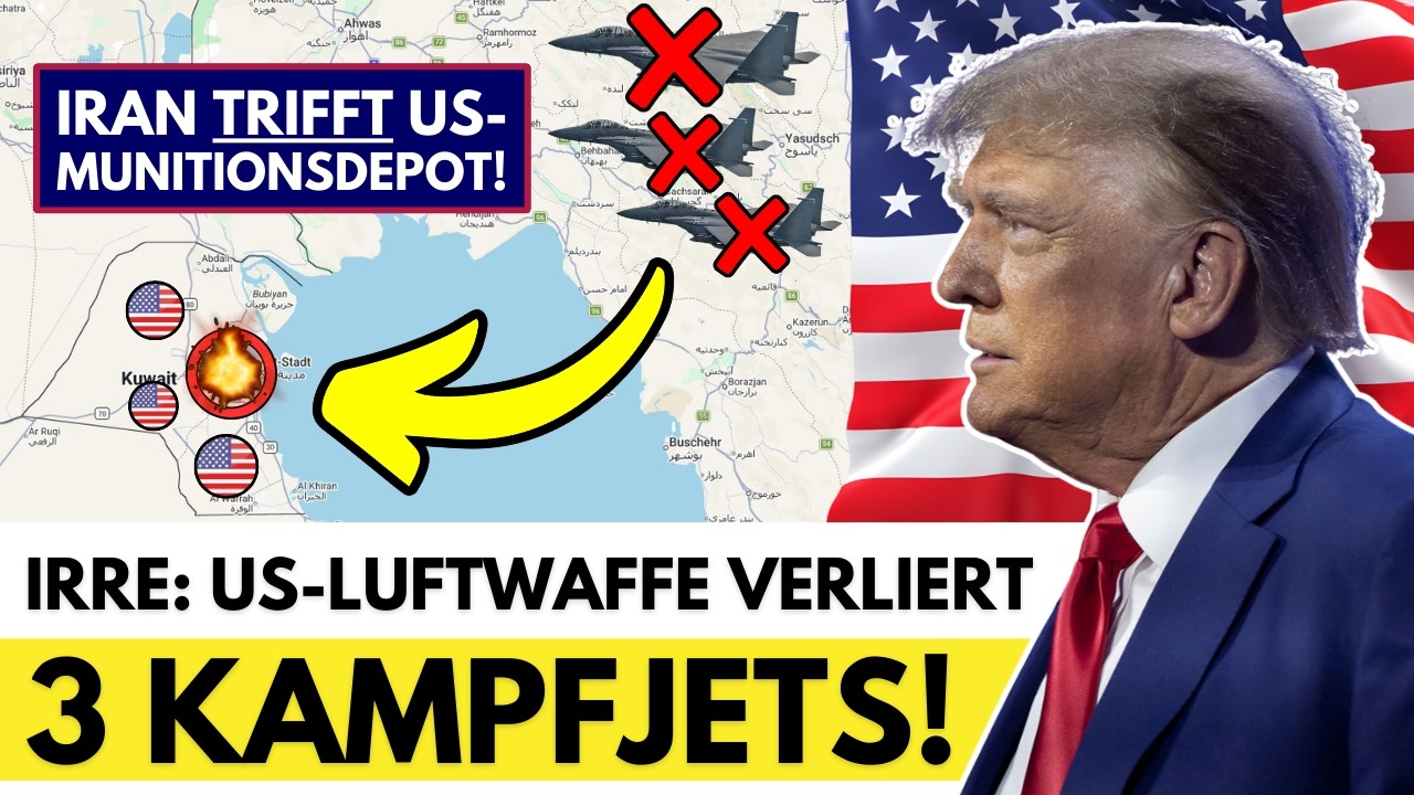 Drei F-15E Kampfjets abgestürzt! Shahed-Angriff auf RAF-Stützpunkt, Hisbollah tritt KRIEG bei!