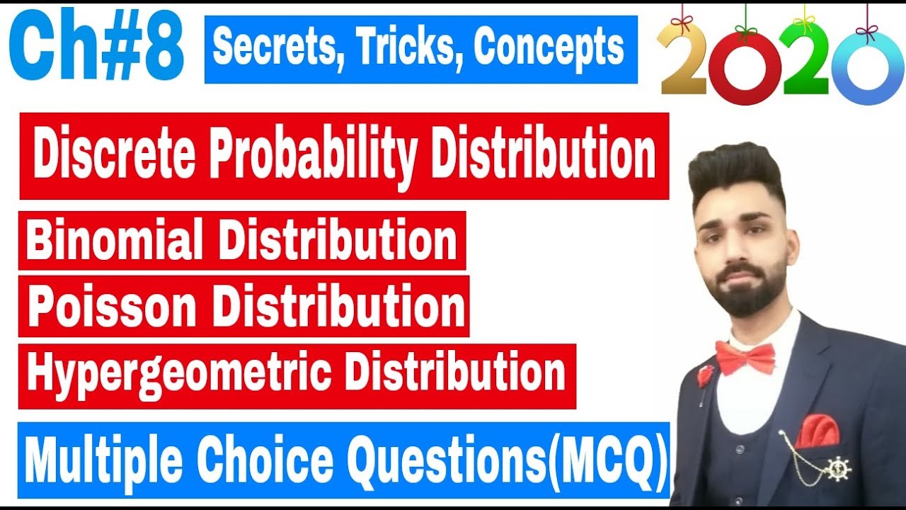 Discrete Probability Distribution Multiple Choice Question(MCQ) in 2020 | Binomial | Poisson