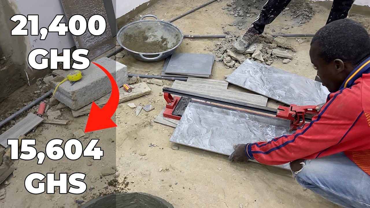 Строительство в Гане: как снизить затраты на укладку плитки #buildinginghana