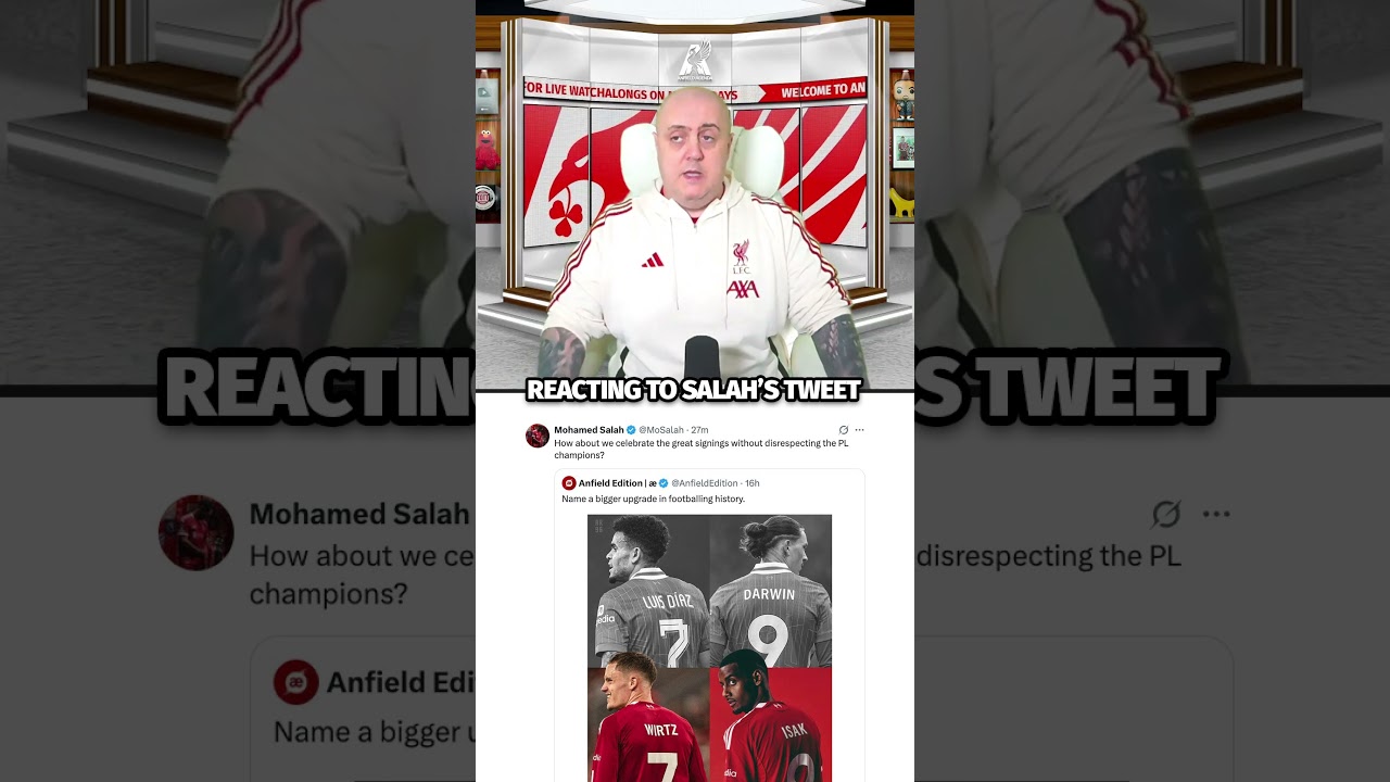 Reacting to Mo Salah's Tweet...
