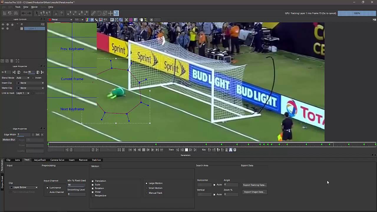Borrar elementos de un vídeo con Mocha Pro