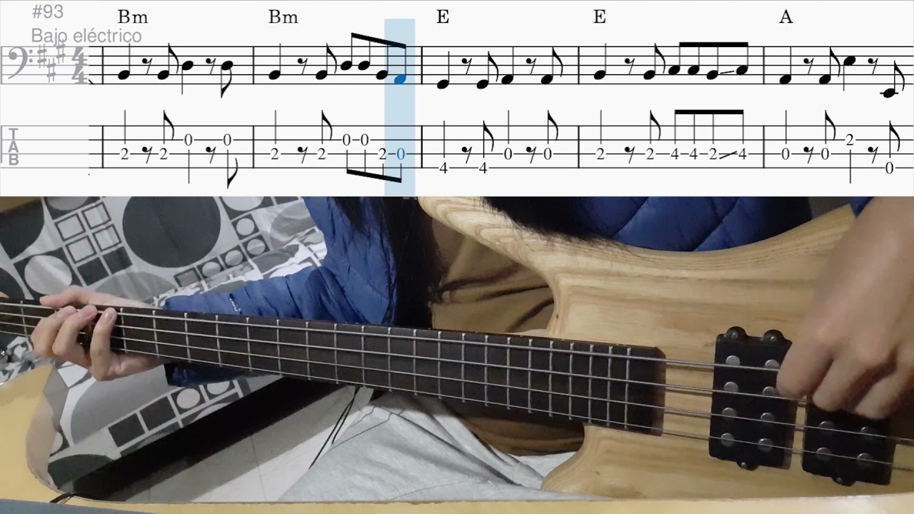 Los Auténticos Decadentes - Loco Tu Forma de Ser (Bass Tab Cover)