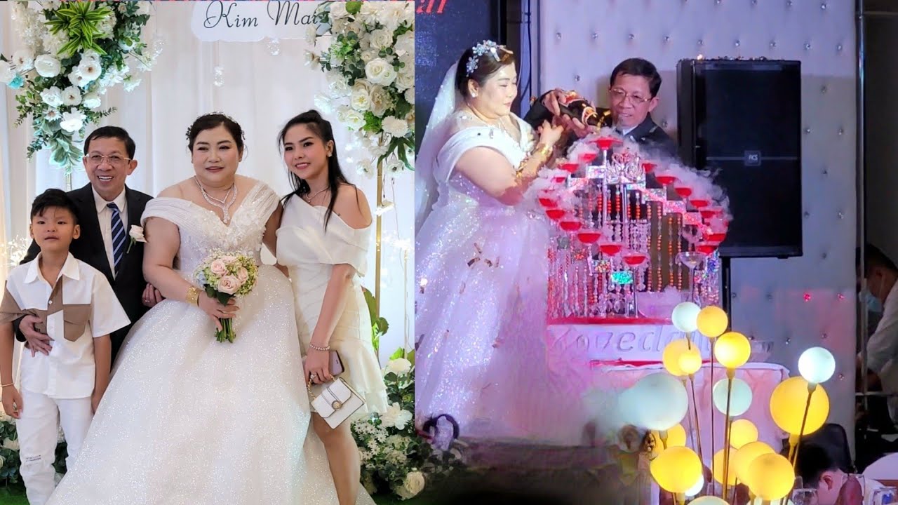 Quá vui đám cưới chủ tịch Heo Quay Kim Mai ăn toàn món ngon, ai cũng xinh như hoa hậu.