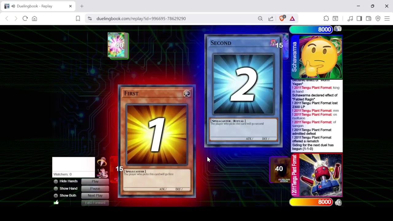 Chaos Worm vs Chaos Catsith - trying Summoning Curse - Tengu Plant Format Duel