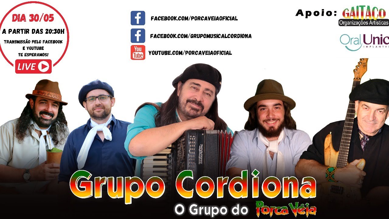 Live com Grupo Cordiona e Porca Véia