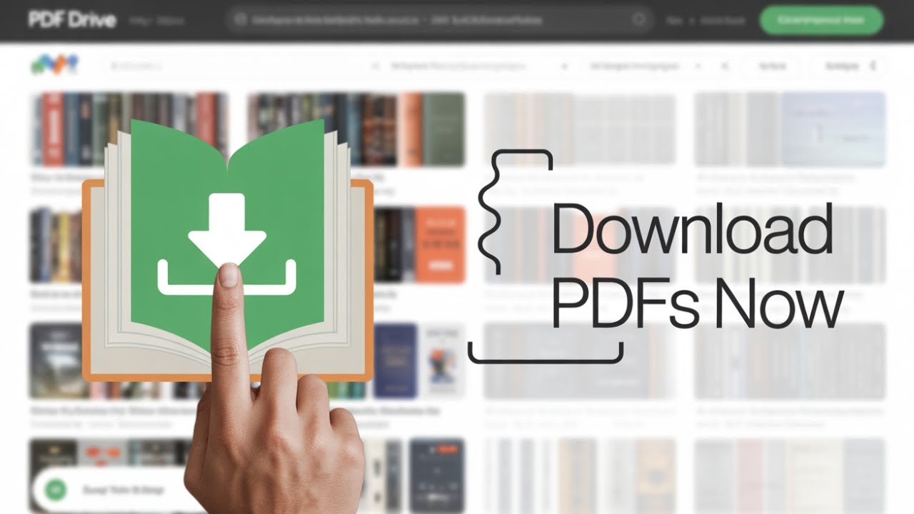 How to Use PDF Drive Without Account & Download Books in 1 Click