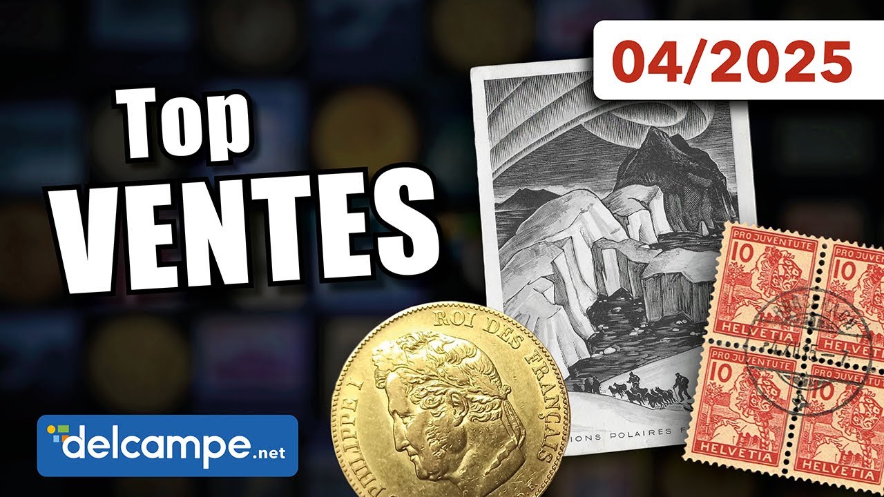 Les +BELLES VENTES Delcampe (avril 2025) | Les objets de collection de la marketplace