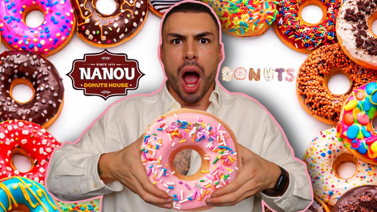 Δοκιμάζω όλα τα donuts από Nanou | Tsede The Real 