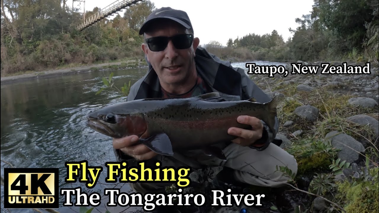 Fly Fishing Tongariro River in 4K