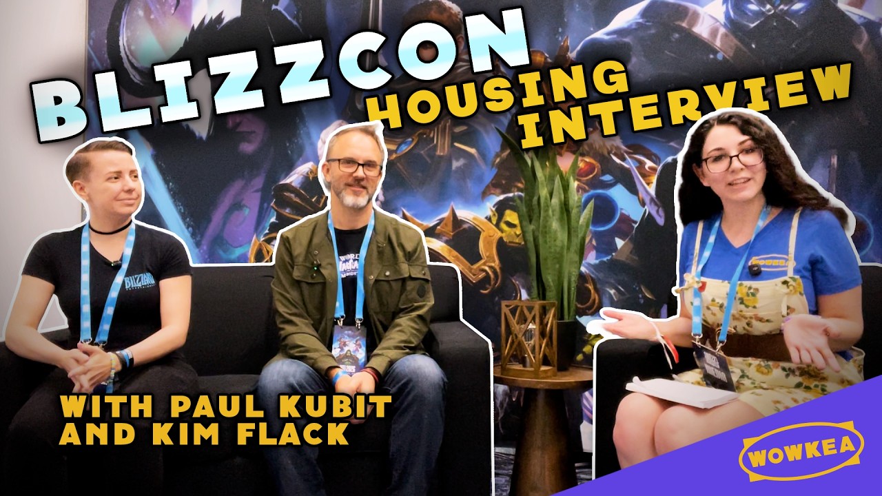 Asking Only Housing Questions to Important Devs at Blizzcon -- Interview with Paul Kubit & Kim Flack