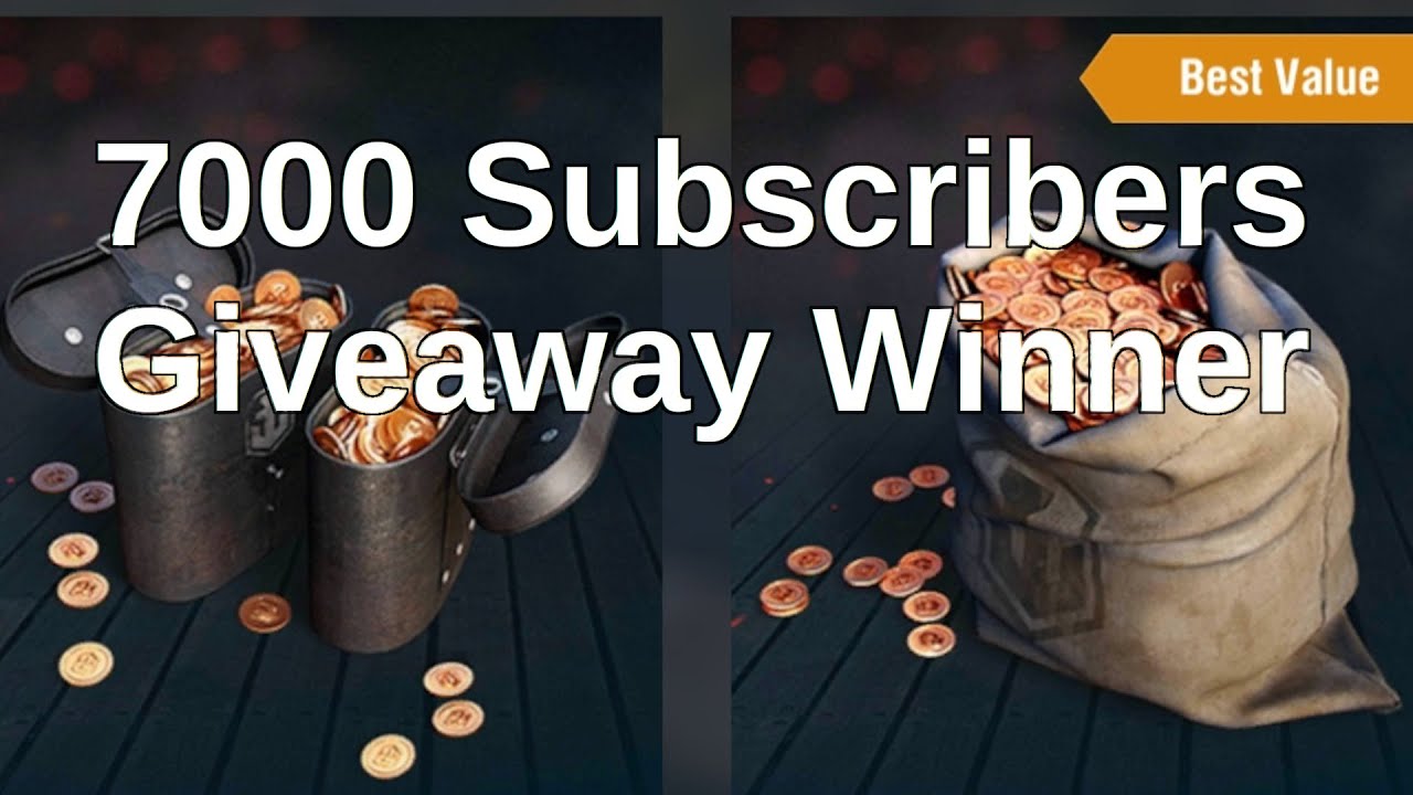 7000 Subscribers Giveaway - Winner Draw