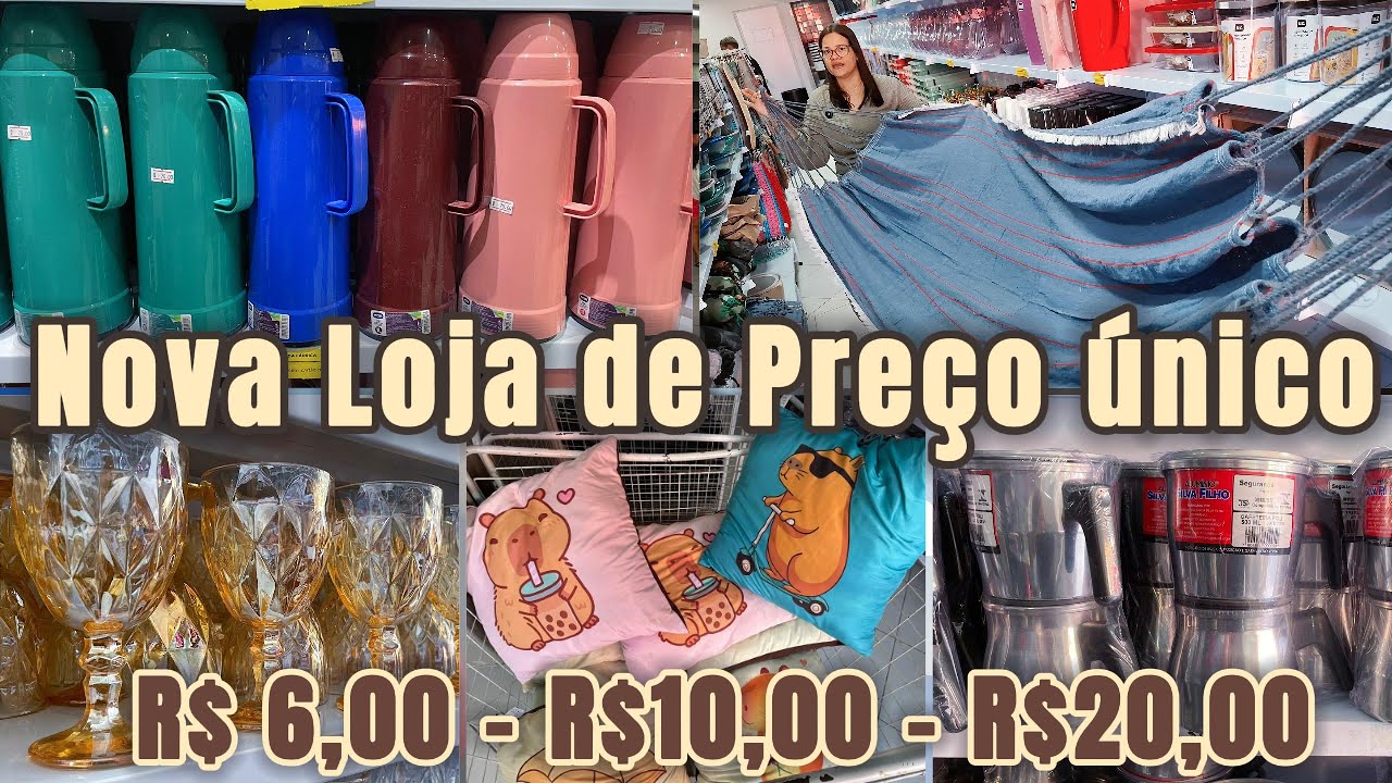 NOVA LOJA DE PREÇO ÚNICO INAUGURADA EM PRAZERES - LOJA DA FÁBRICA - UTILIDADES E CAMA, MESA E BANHO