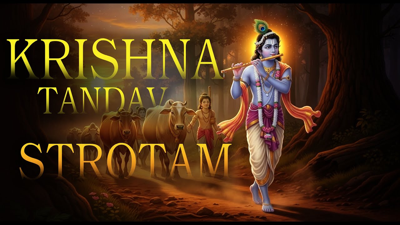 Sri Krishna Tandava Stotra | श्री कृष्ण ताण्डव स्तोत्रम्🔥Powerful Krishna Tandav Mantra #krishna