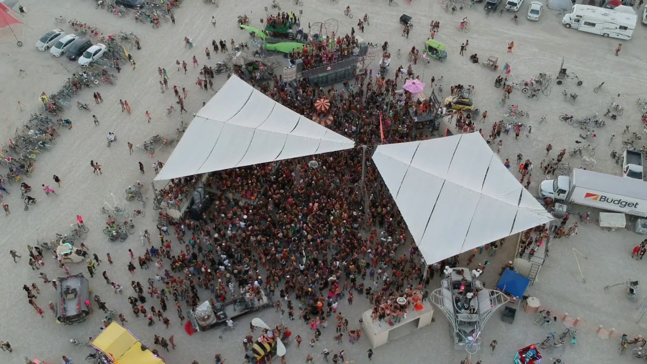 Burning Man 2018 Drone Tuesday DISTRIKT + ROBOT HEART