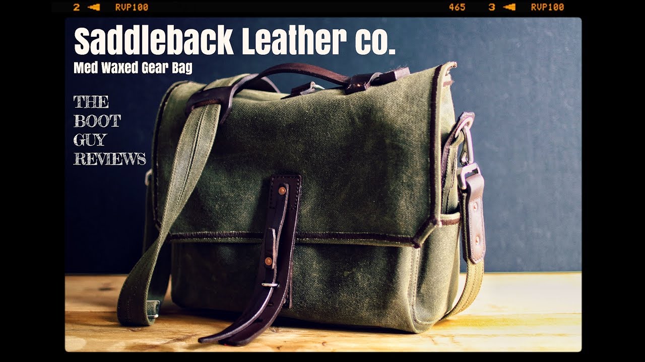 Saddleback Leather Co. MEDIUM GEAR BAG [ The Boot Guy Reviews ]
