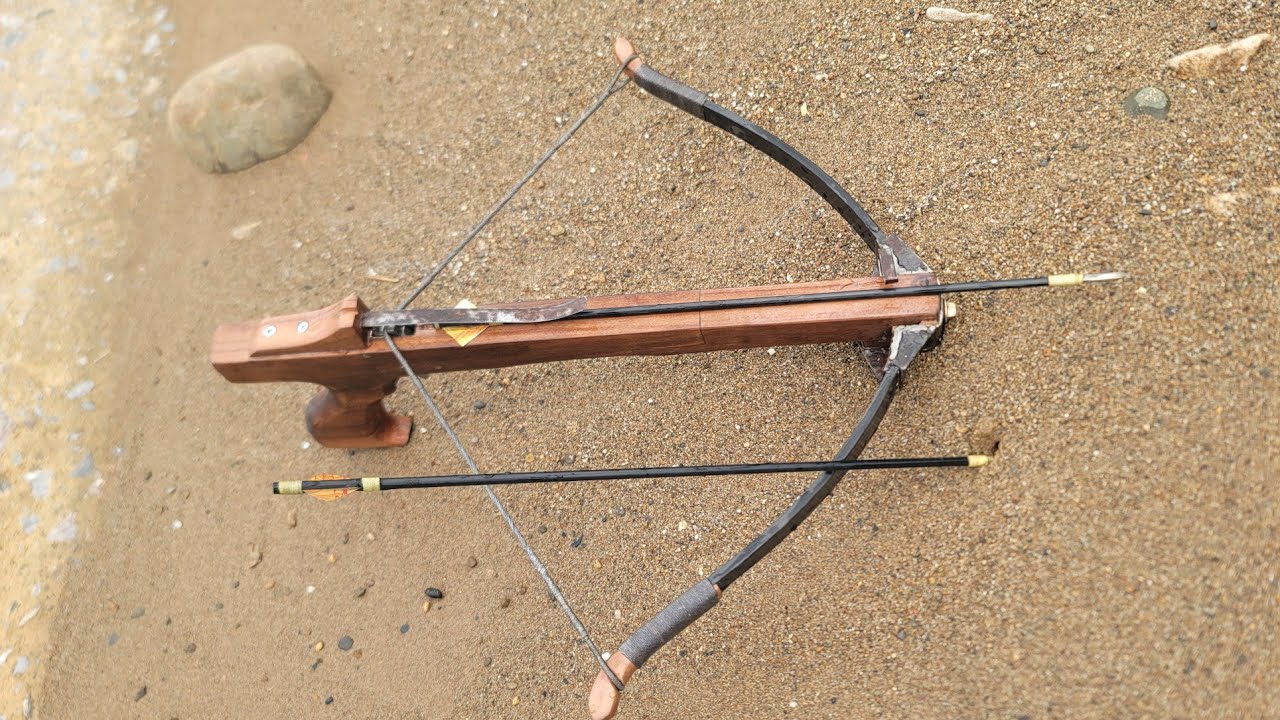DIY mini crossbow for Hunting || Donald Lo
