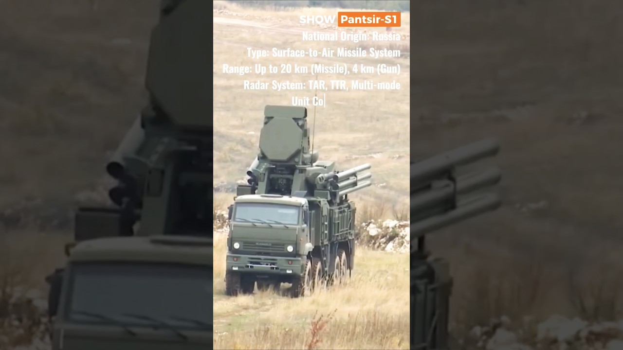 Pantsir-S1 in Action | Gun and Missile System Detects Fast-Moving Targets