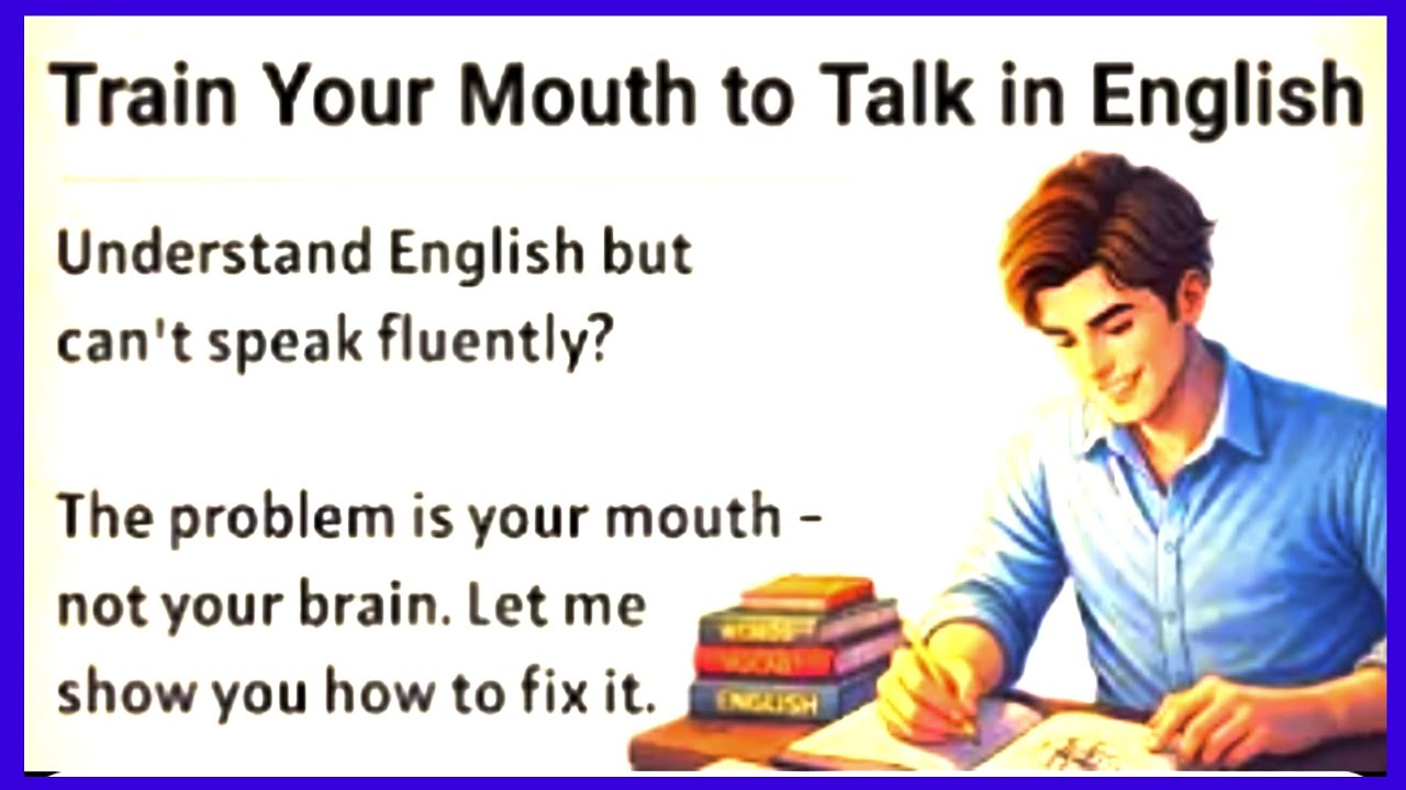 Train Your Mouth to Talk in English |Stop Studying, Start Speaking || StartSpeaking English