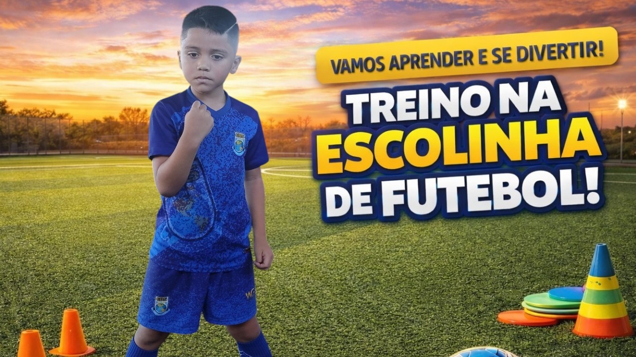 Dia de Treino na Escolinha de Futebol ⚽ Muito Aprendizado!
