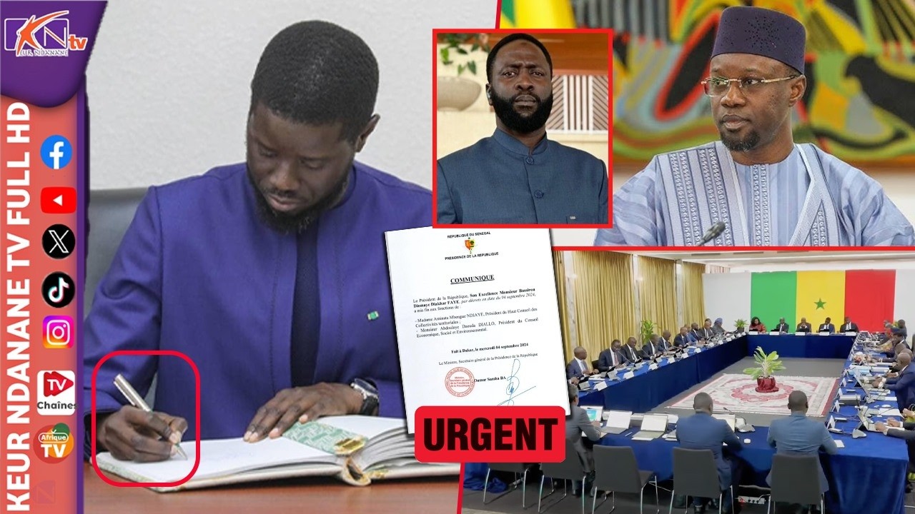 🔴Urgent Présidence• Conseil des ministres -le rappeur Kilifeu limogé -Sonko réagit : Ndanane Ramadan