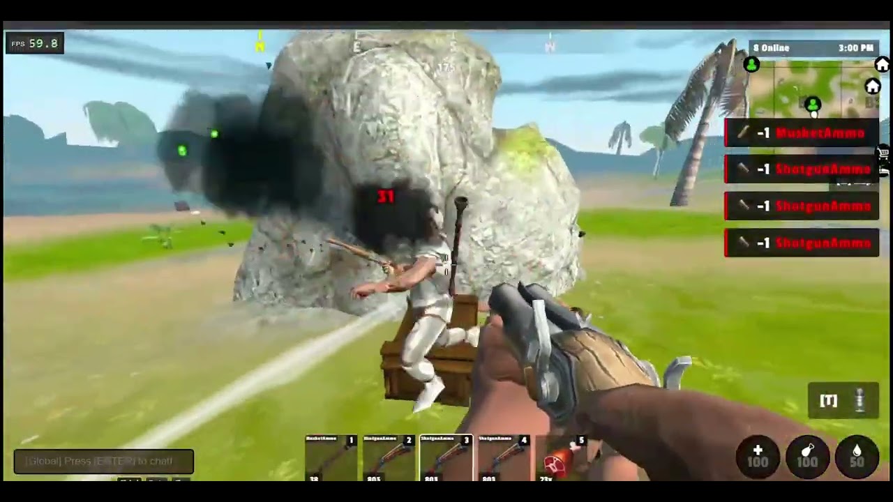 TRIBALS.IO FULL PVP) 1VS 2 AND 2VS2 PART 8   (Theend clan ez)