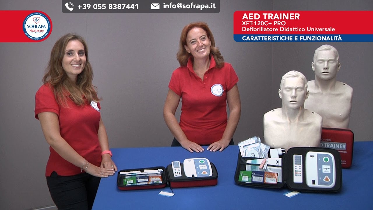 Defibrillatore didattico XFT-120C+ AED Trainer PRO: caratteristiche e funzionalità