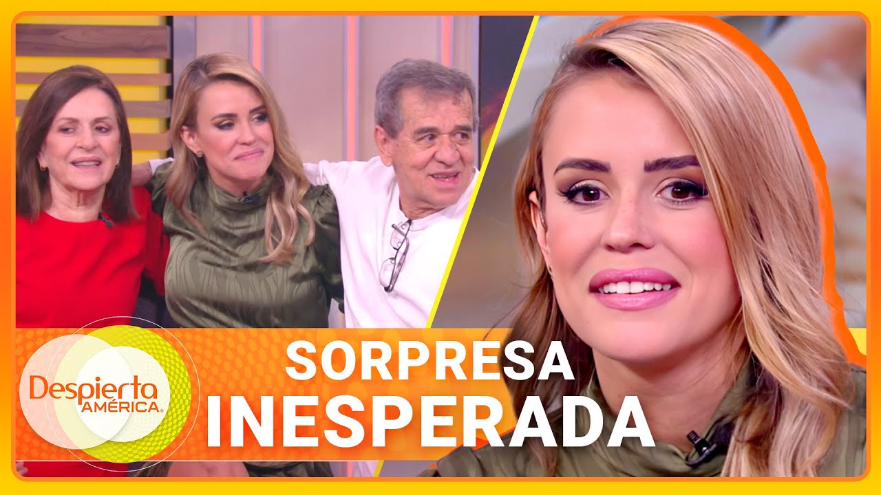 Carolina Sarassa y su mamá reciben la noticia de sus vidas | Despierta América | Hoy | 10 de nov