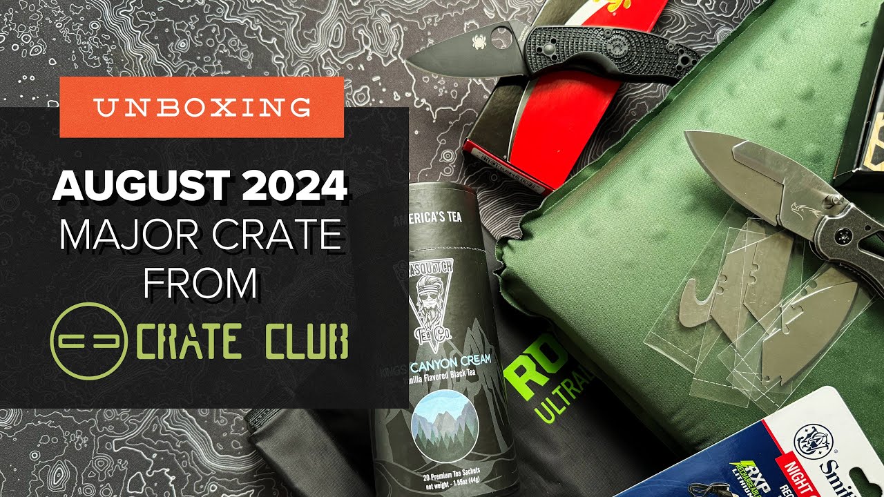 Blades Galore! - Unboxing the Crate Club Major Crate: August 2024