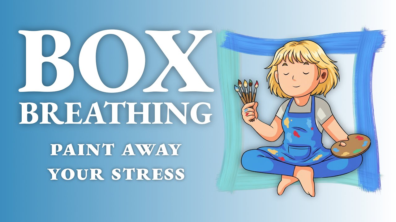Box Breathing | Relaxing Paintbrush Animation