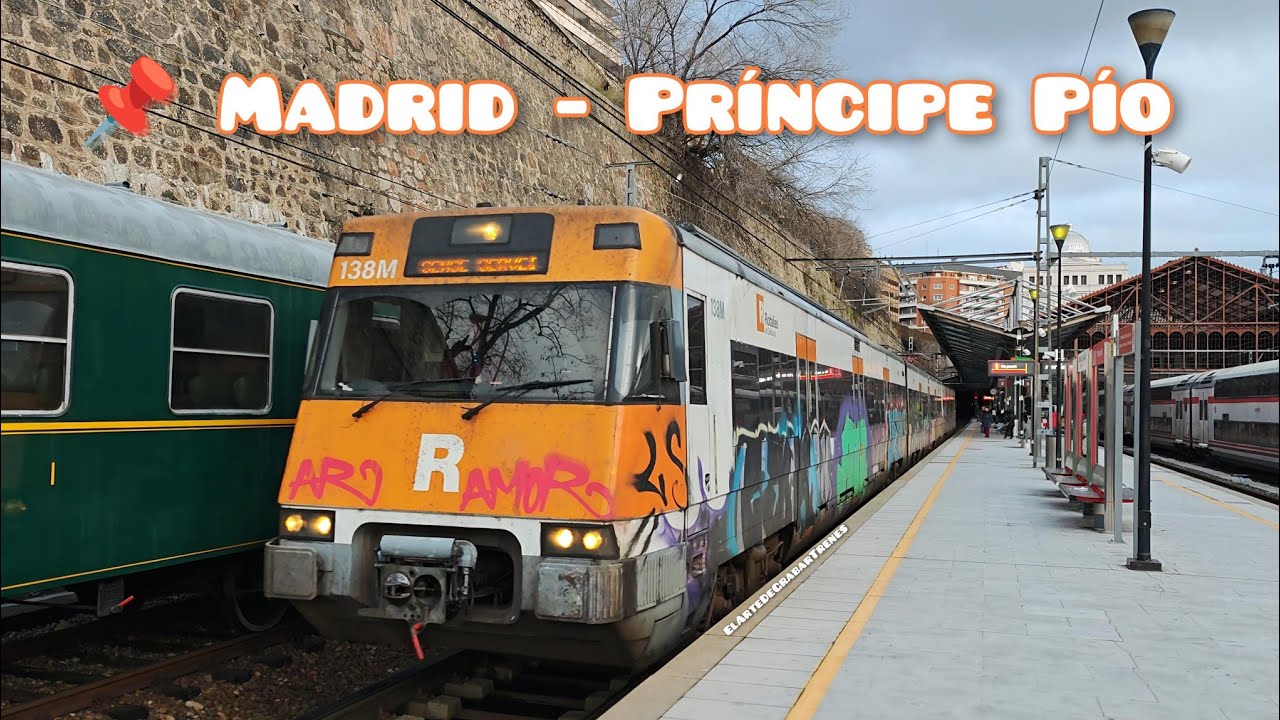 Renfe 447 Rodalies Catalu&ntilde;a / Catalunya de Traslado por la Estaci&oacute;n de Madrid - Pr&iacute;ncipe P&iacute;o 