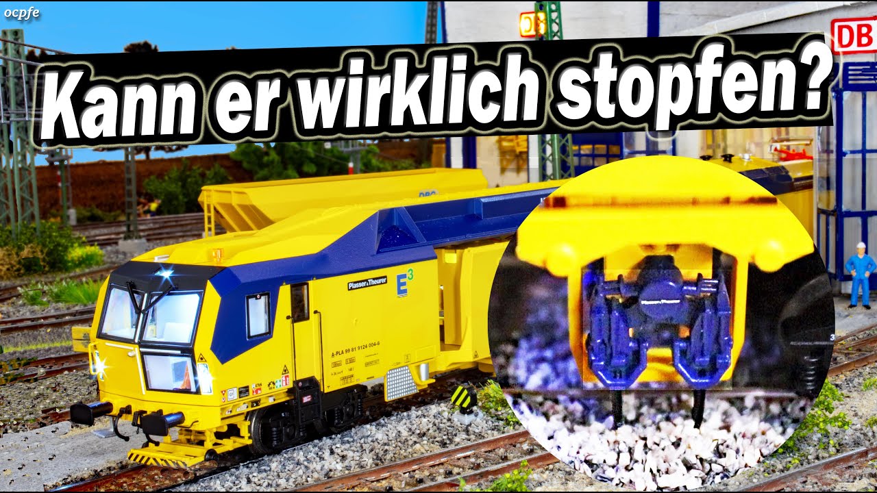 Plasser & Theurer Unimat 09-4X4/4S E³ ( Märklin 39935 ) in Aktion - Kann er wirklich stopfen?