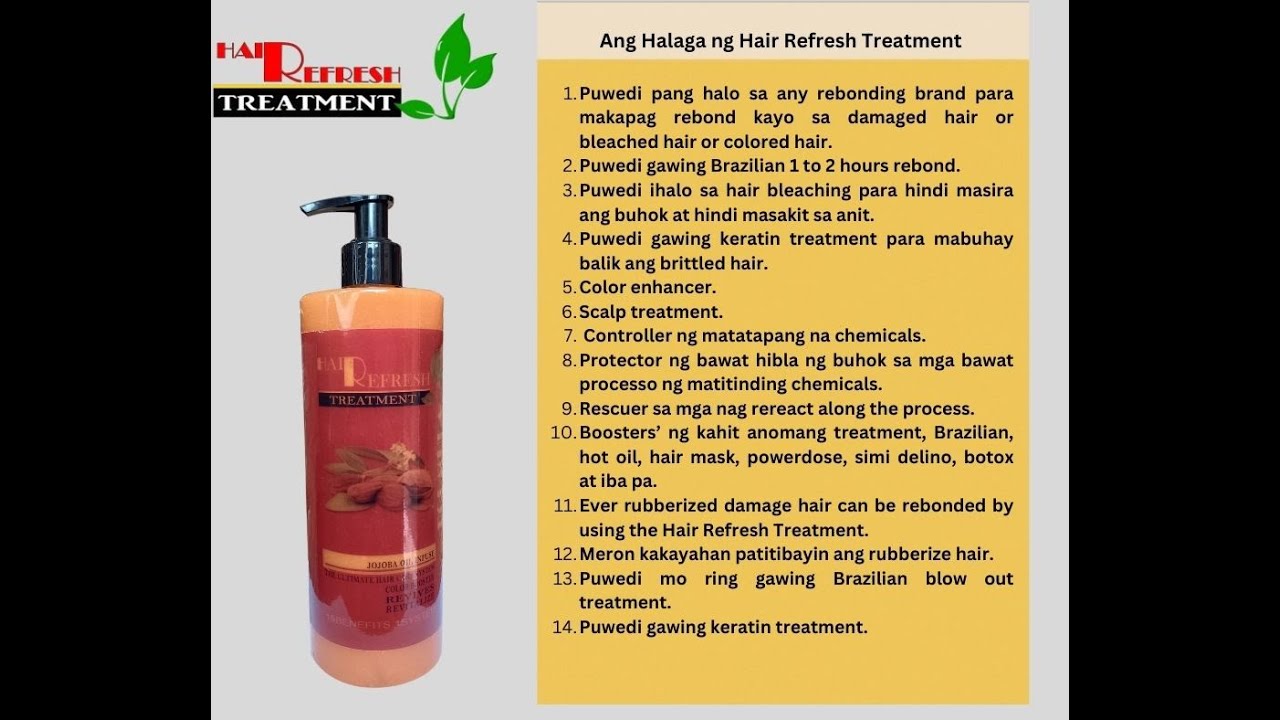 How to revive bleached hair, kinky, and curly hair  with Hair Refresh Treatment