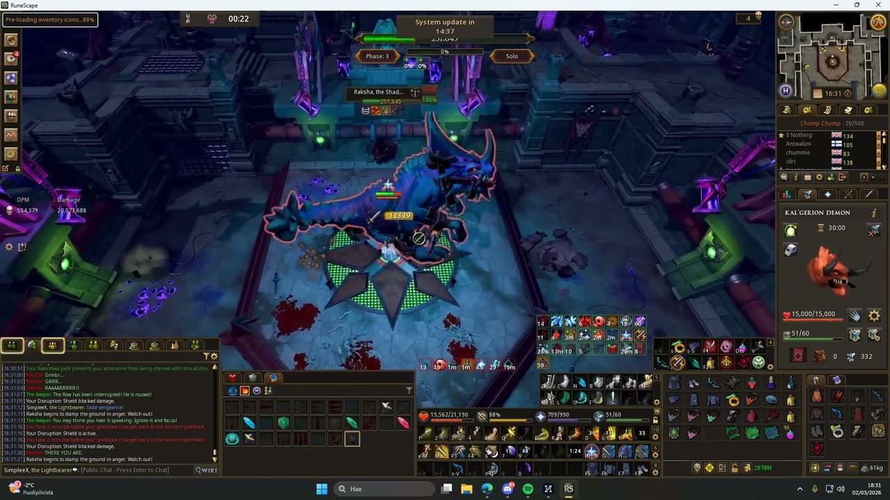 New era of Runescape combat - Raksha 1.01,2