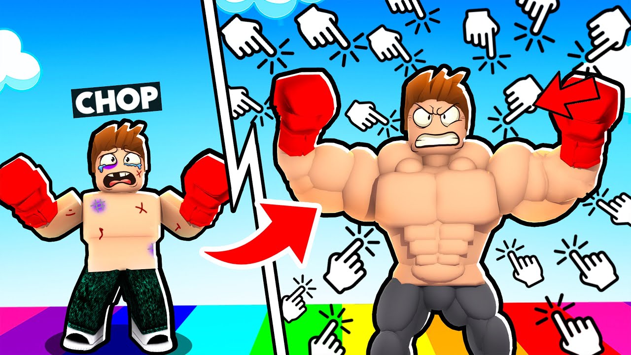 ROBLOX BOXING FIGHTERS RACE CLICKER WITH CHOP