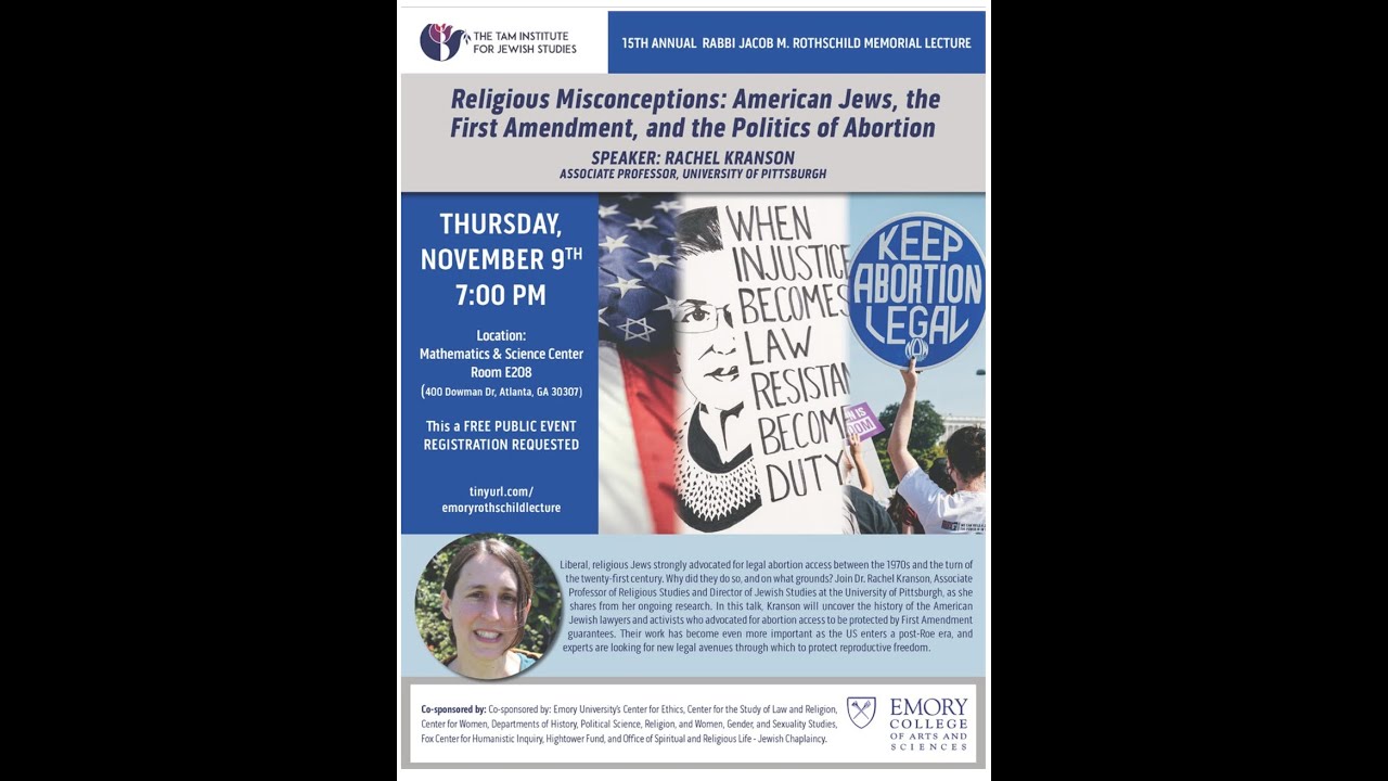 Religious Misconceptions: American Jews, the First Amendment, and the Politics of Abortion