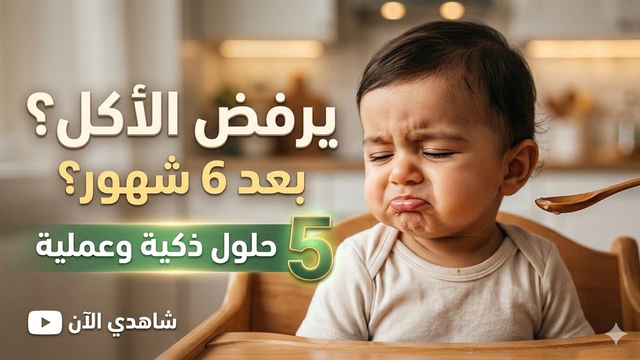 طفلك يرفض الاكل بعد ال6 شهور؟ خمسة اسباب خفية تمنع طفلك من الاكل الطبيعي (والحلول)