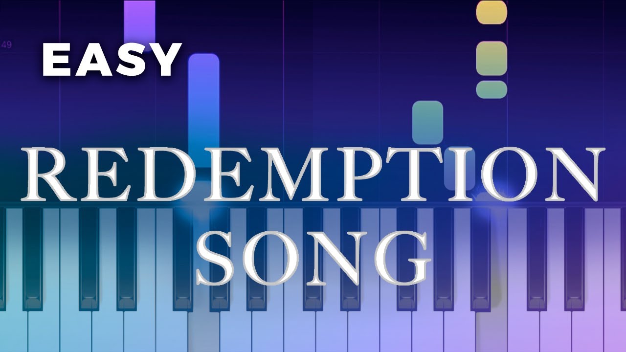 Bob Marley - Redemption Song - EASY Piano TUTORIAL by Piano Fun Play