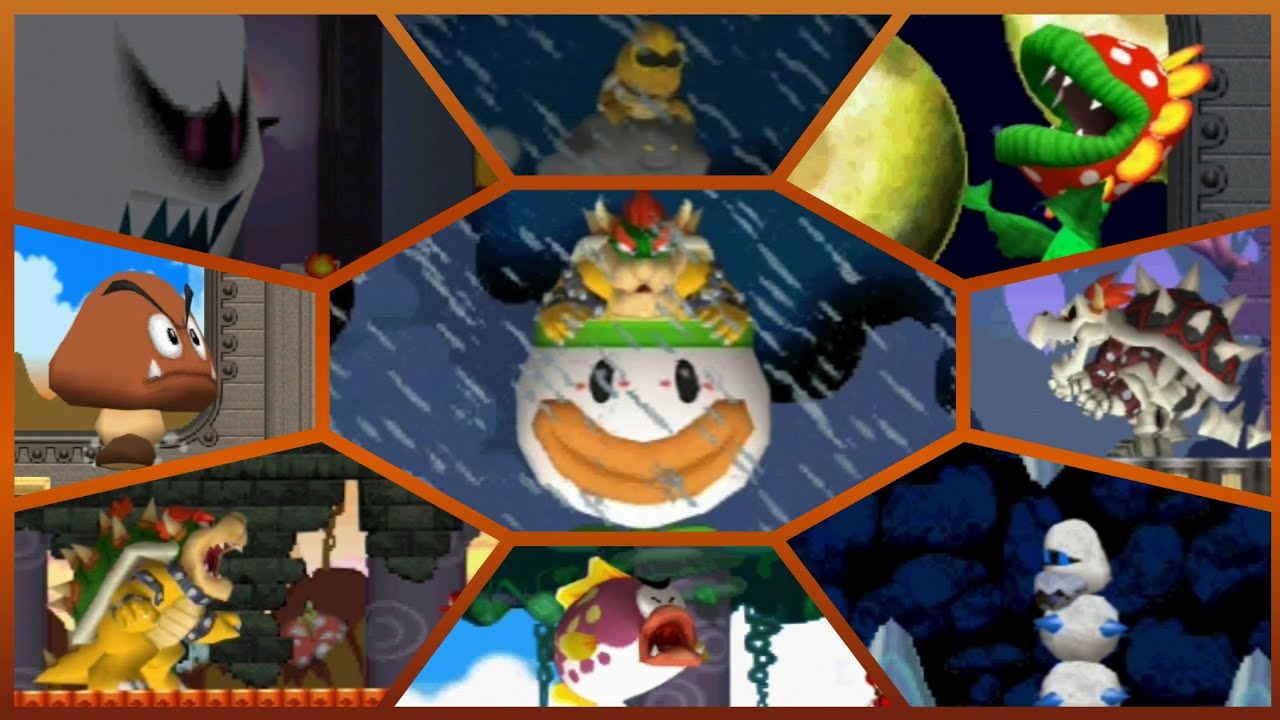 Newer Super Mario Bros DS - All Bosses