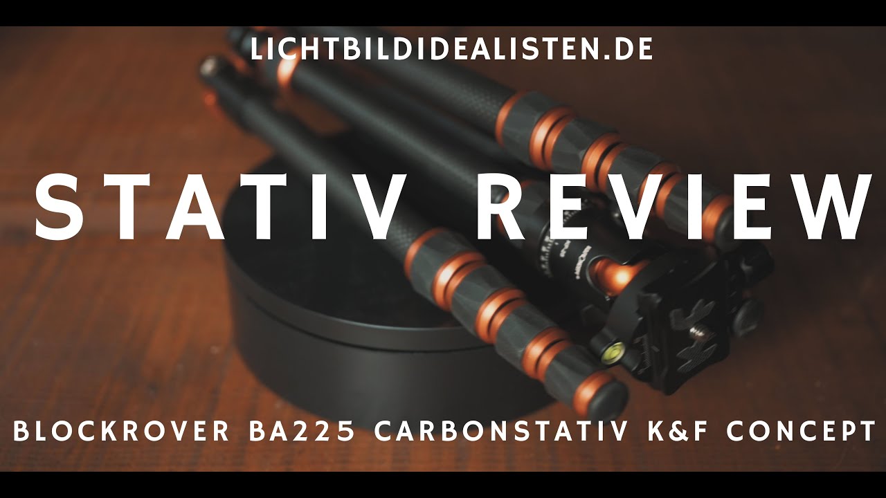 Review BlockRover BA225 K&F Concept Reisestativ Carbon + Unboxing