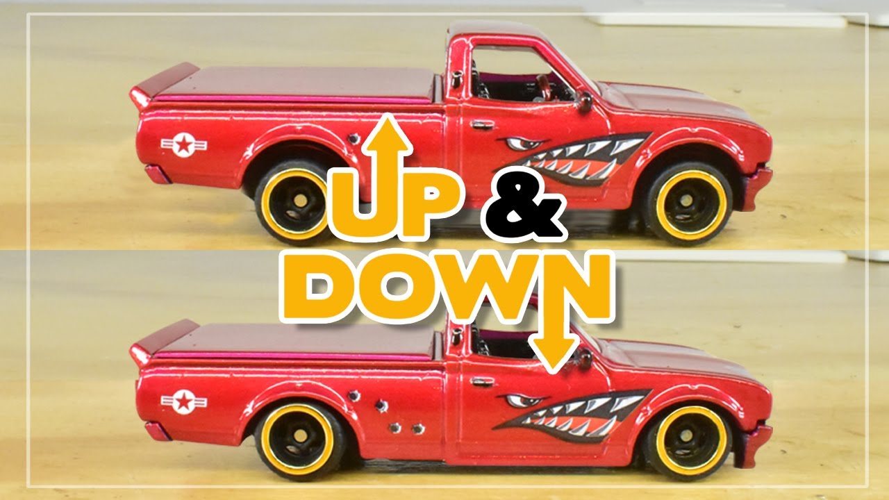 Como hacer una Suspension Ajustable Instantanea - Custom Datsun 620 Hot Wheels