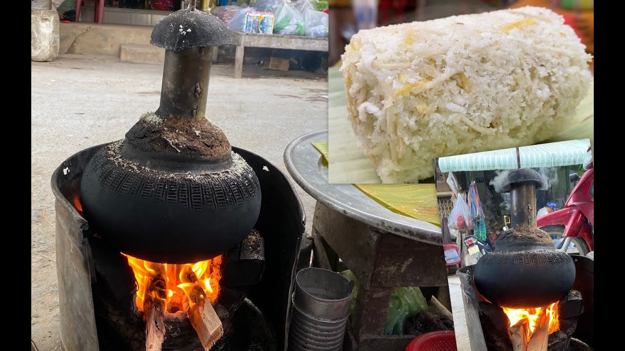 Siêu lạ món bánh ống khổng lồ được nướng trong lò luyện đơn, không có bếp thứ 2