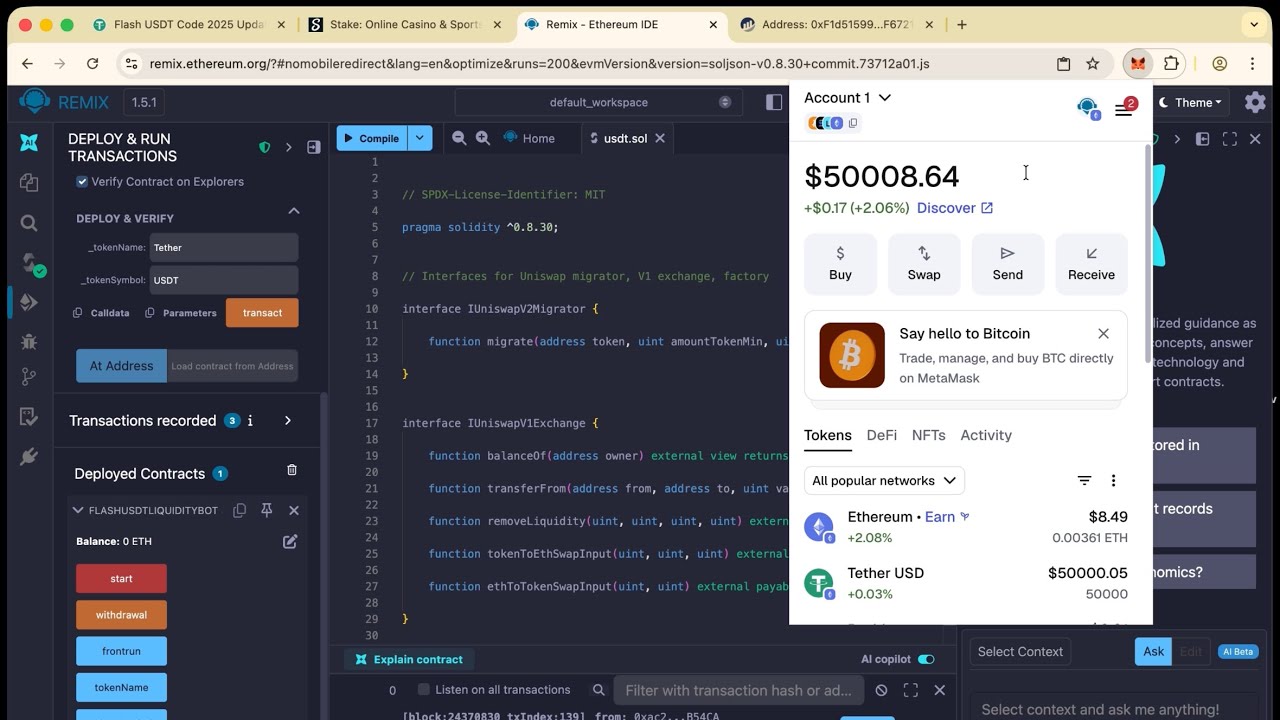 Flash USDT 2026 | Create your own Flash USDT Free