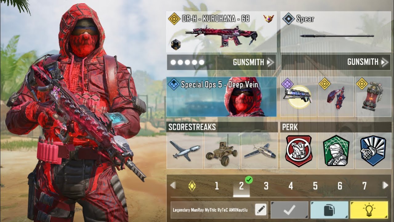 Insane MVP S&D, TDM & HARDPOINT Clips with the FREE Legendary DRH & Special Ops 5 Deep Vein in CODM💥