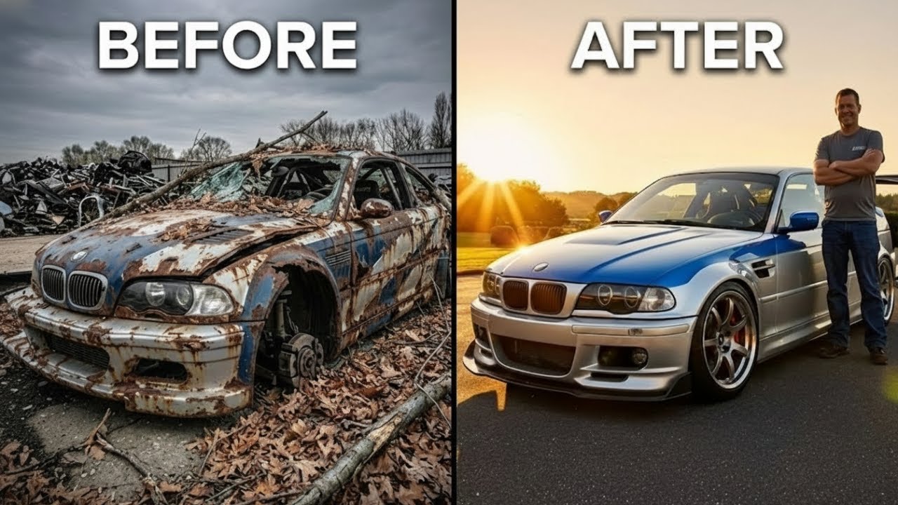 ASMR Car Restoration! Full Restoration of a Legendary BMW M3 E46 from Abandoned to Brand New