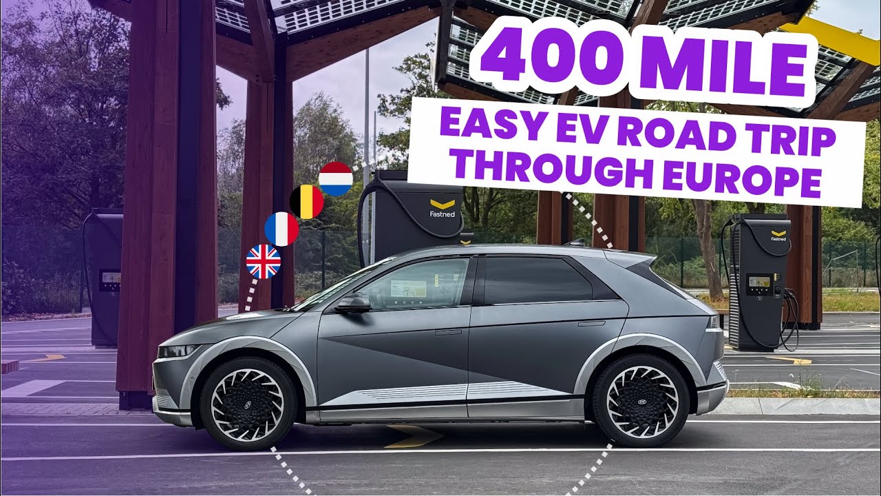 EASY 400 Mile Europe Road Trip in the Hyundai IONIQ 5 Through 4 Countries