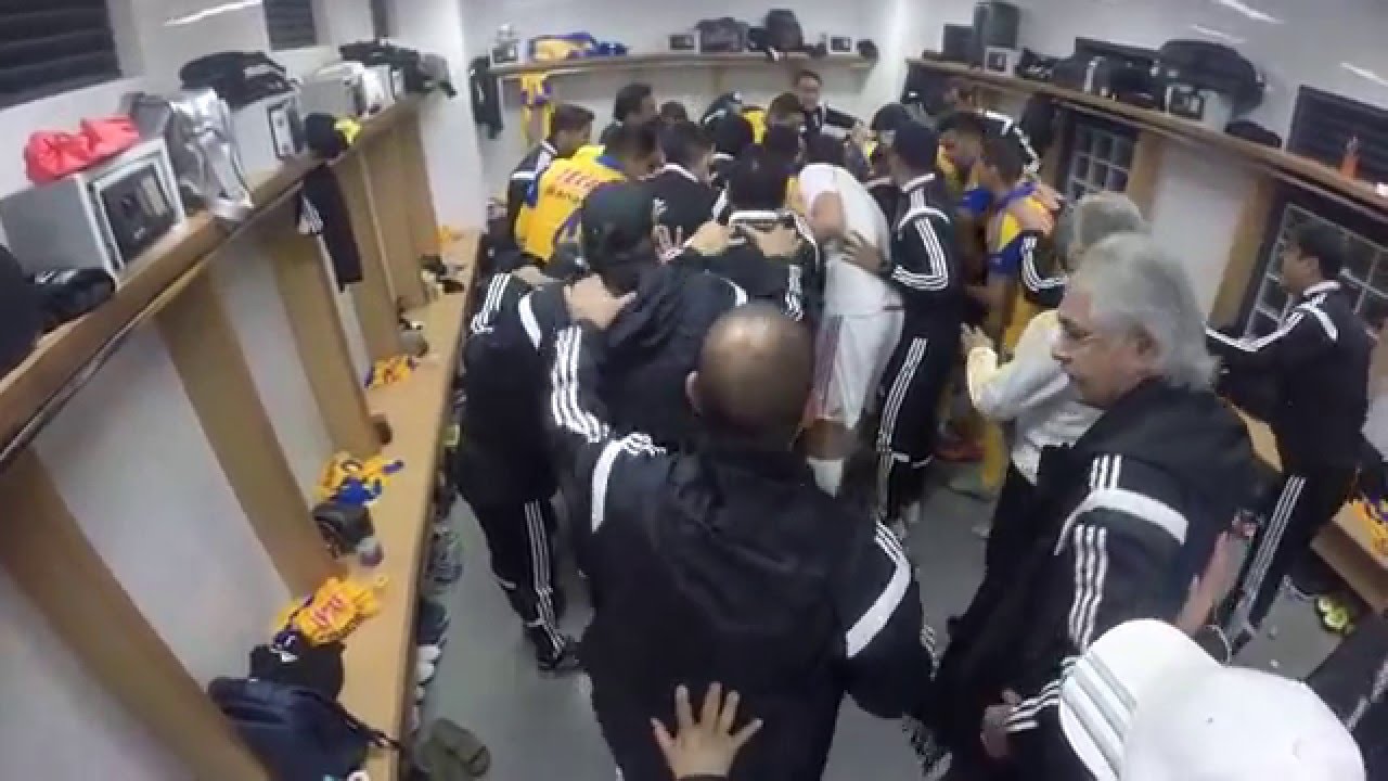 Así fue el festejo de la cuarta estrella de @Tigresoficial. #TigresCampeón