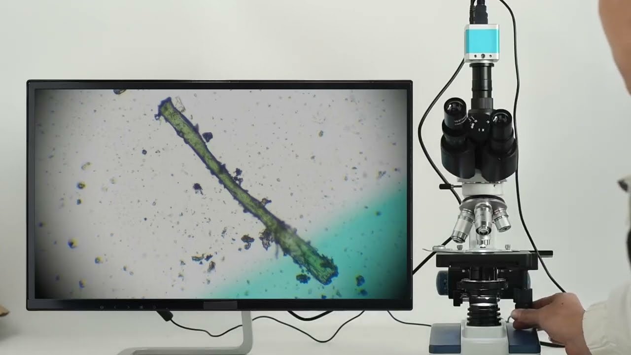 @Hayear New biological microscope with 4K microscope camera HY-6110